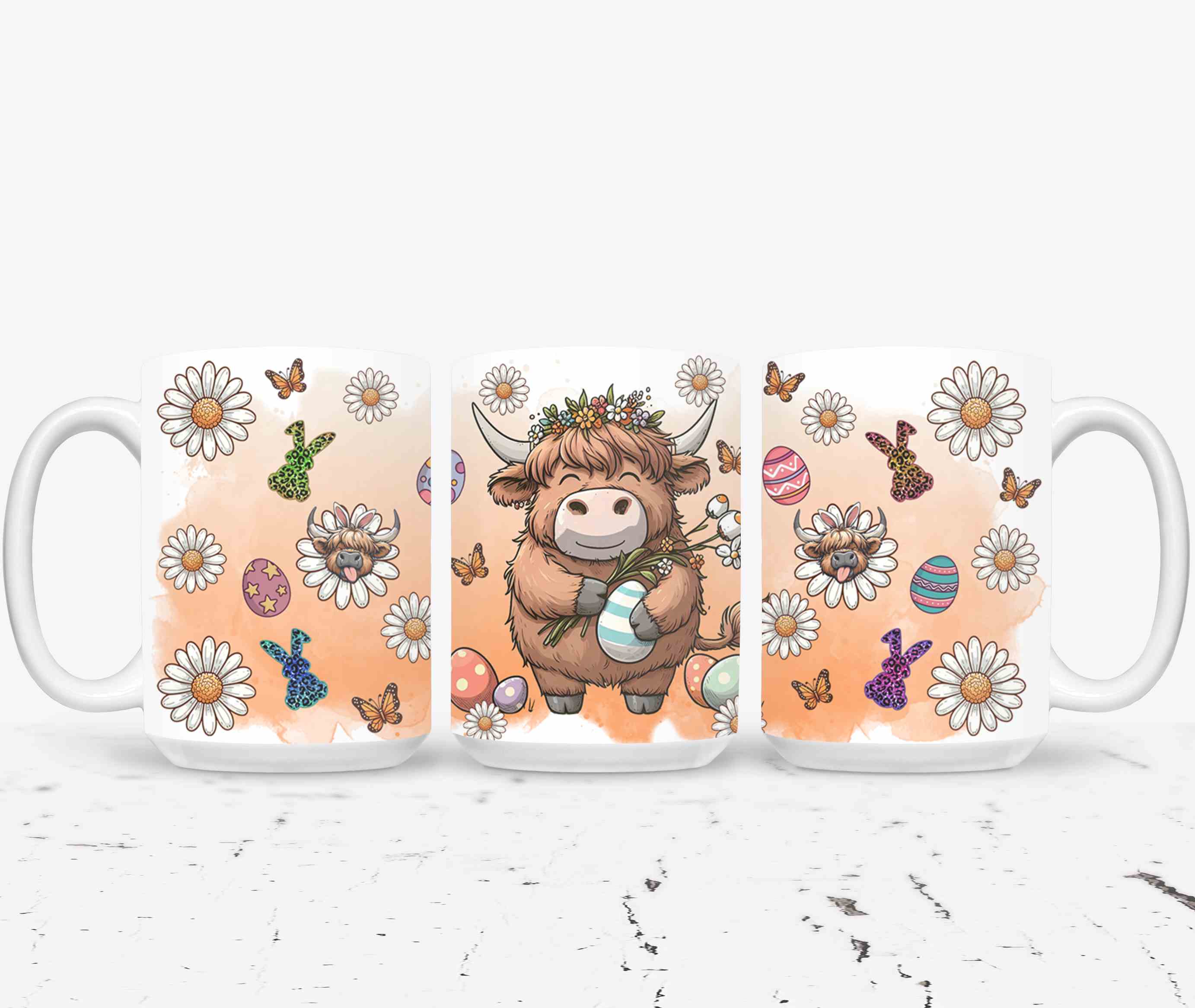 Highland Cow Easter-10387